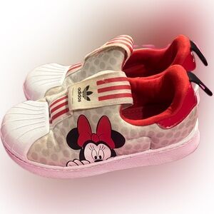 Toddle girl Minnie Mouse Adidas Superstar size 10k